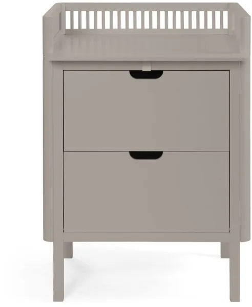 Skötbord med lådor - jetty beige FSC®